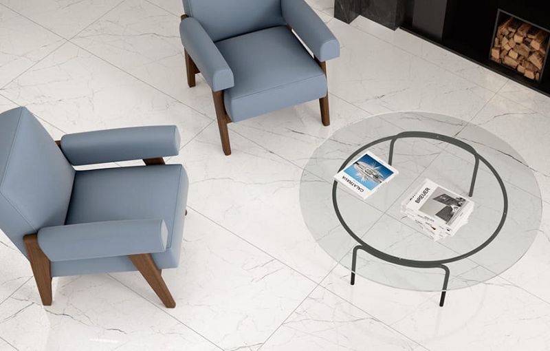 Monocibec Arcadia Tecno Bianco mat 60x60 płytki kamienne gresowe  173931
