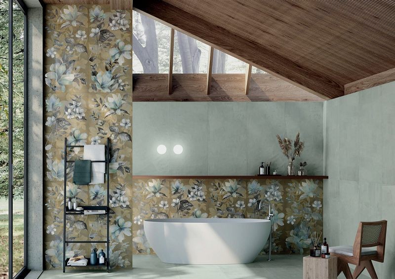 Dado Wallpapers Fiore Oro Rettificato 60x120 płytki gresowe patchwork 124994