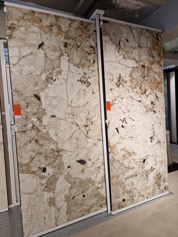Spiek kwarcowy marmur beżowy Florim Nature Mood Tundra Matte 120x280x0,6 cm 173994