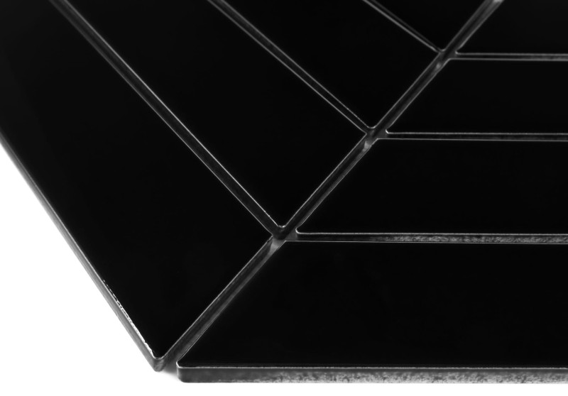 Dunin Royal Chevron Black 31,8x22,4x7 płytki jodełki ścienne 174005