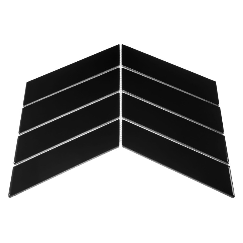 Dunin Royal Chevron Black 31,8x22,4x7 płytki jodełki ścienne 174006