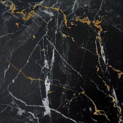 Płytka podłogowa marmur Decus Luxury Black Gold 20x20 mat 174183