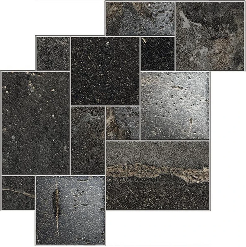 Ceramiche Piemme Ibla Nera Natura 60x60 płytki gresowe imitujące kamień 174237