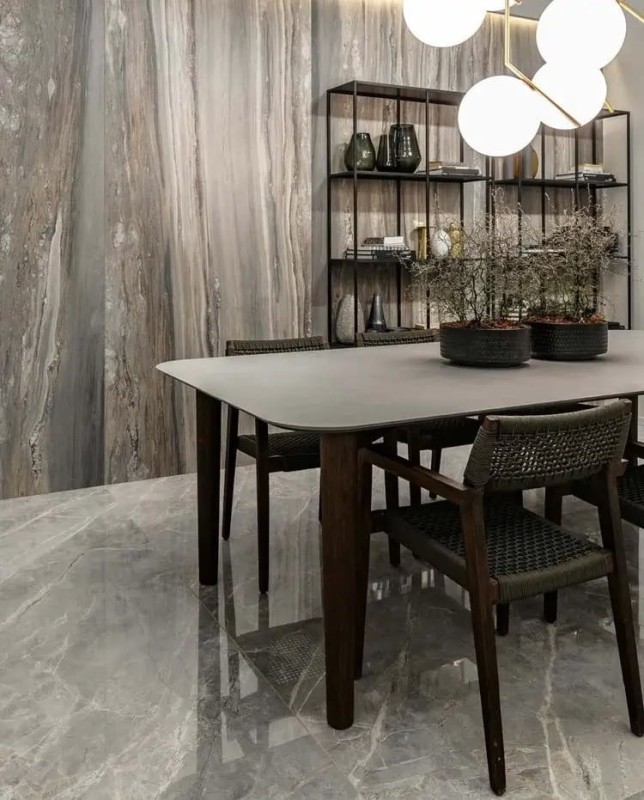 Etoile Gris Matte 120x120x0,6 cm-176441