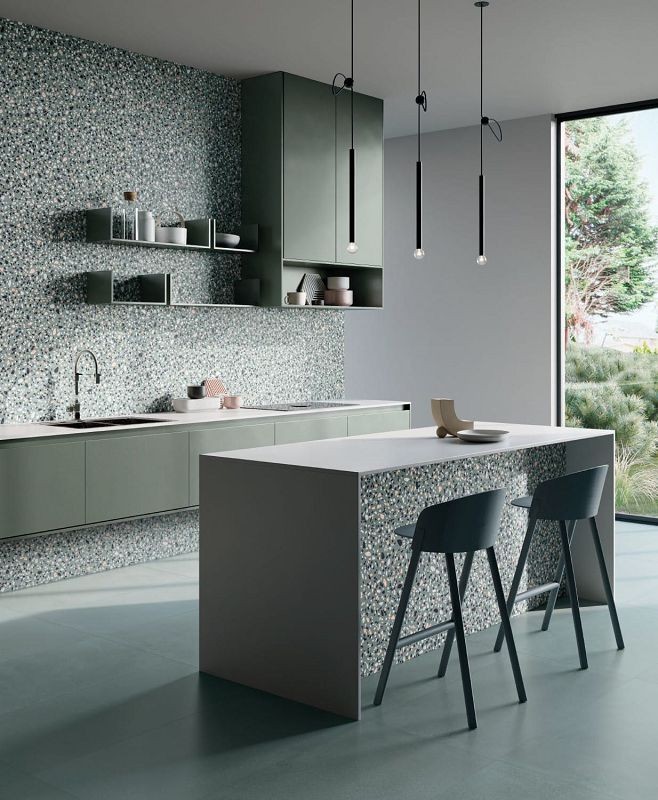 Emil Ceramica Medley Minimal Green 60x120 EH6P płytka gresowa lastryko 125875