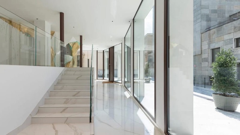 I Naturali Calacatta Oro Venato Lucidato 100x100x0,5 + cm-178143