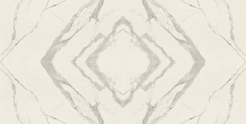 I Naturali Bianco Statuario Venato Lucidato Book Match A B 100x300x0,5 + cm, Full Size 178408