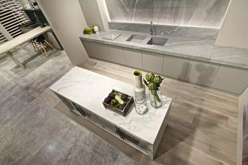 Marble Calacatta A Glossy STU 160x320x1,2 cm, z siatką, nierektyfikowana 178646