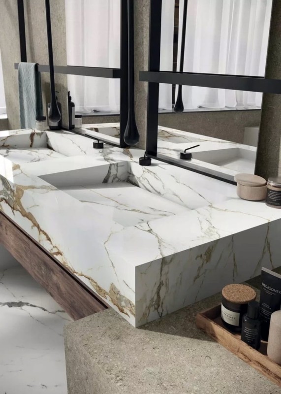 Marble Eternal Gold A Glossy 160x320x0,6 cm 178657