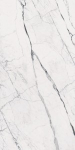 Marble Eternal White B Matte STU 160x320x1,2 cm, z siatką, nierektyfikowana