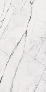 Marble Eternal White A Glossy STU 160x320x1,2 cm, z siatką, nierektyfikowana