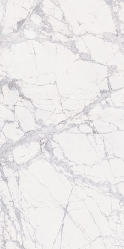 Marble White B Glossy STU 160x320x1,2 cm, z siatką, nierektyfikowana 178741