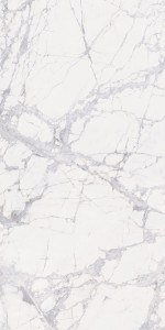 Marble White A Glossy STU 160x320x1,2 cm, z siatką, nierektyfikowana