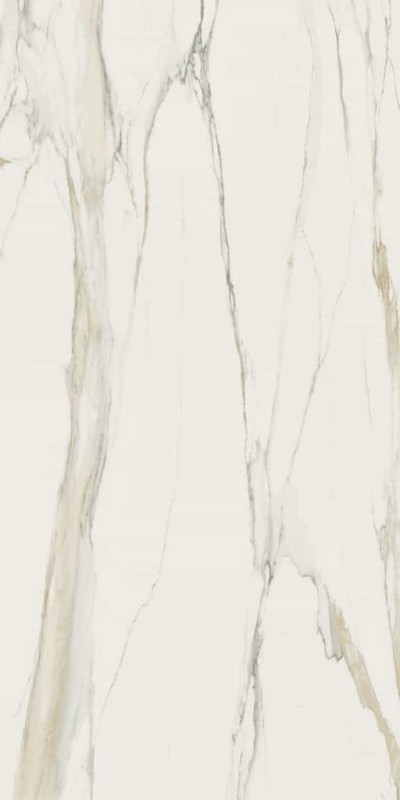 Marble Calacatta Gold A Glossy STU 160x320x1,2 cm, z siatką, nierektyfikowana 178869