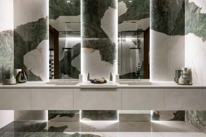 Marble Aqua A Matte STU 160x320x1,2 cm, z siatką, nierektyfikowana 179079