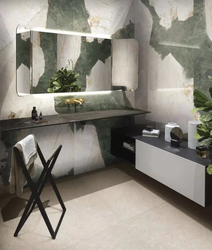 Marble Aqua A Matte STU 160x320x1,2 cm, z siatką, nierektyfikowana 179081
