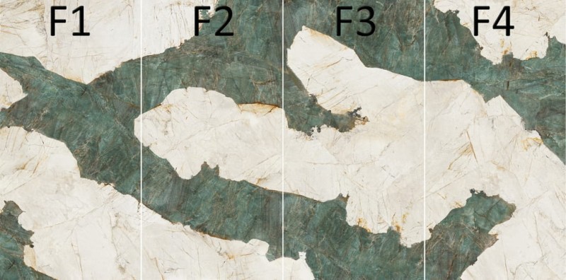 Marble Aqua Glossy 160x320x0,6 cm, F1, Gatunek 2 179106