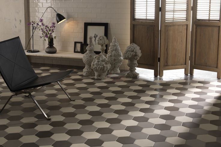 Equipe Hexatile Negro Mate 17,5x20 płytka podłogowa 158407