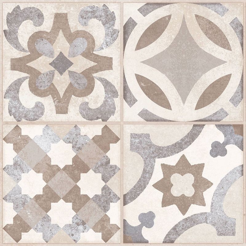 Keros Hydraulic Beige 41x41 płytka gresowa patchwork 135764