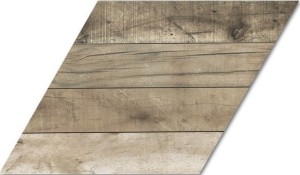 płytki francuska jodełka beż sęki Realonda Diamond Pallet Camel Chevron L 70x40 (lewy)
