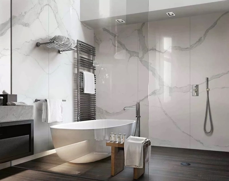 I Classici Statuario Glossy 80x240x0,6 cm, Gatunek 2 180391