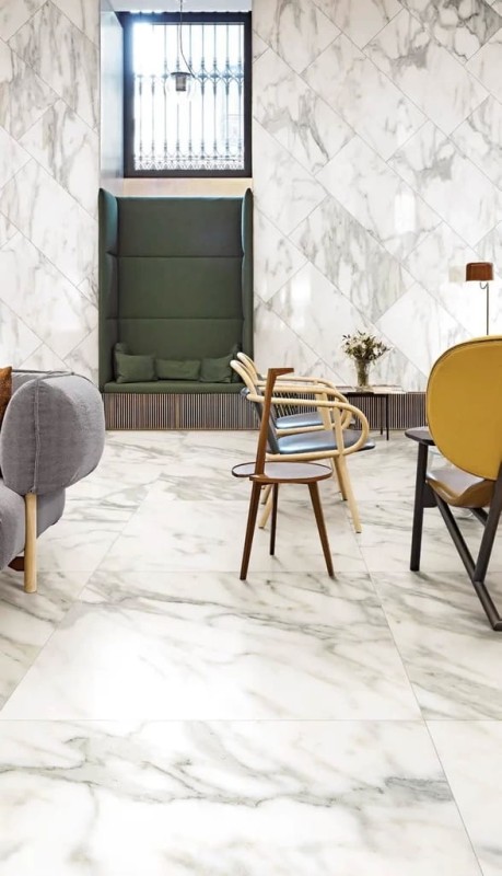 Marble One Greek White Matte 60x120x0,9 cm 180540