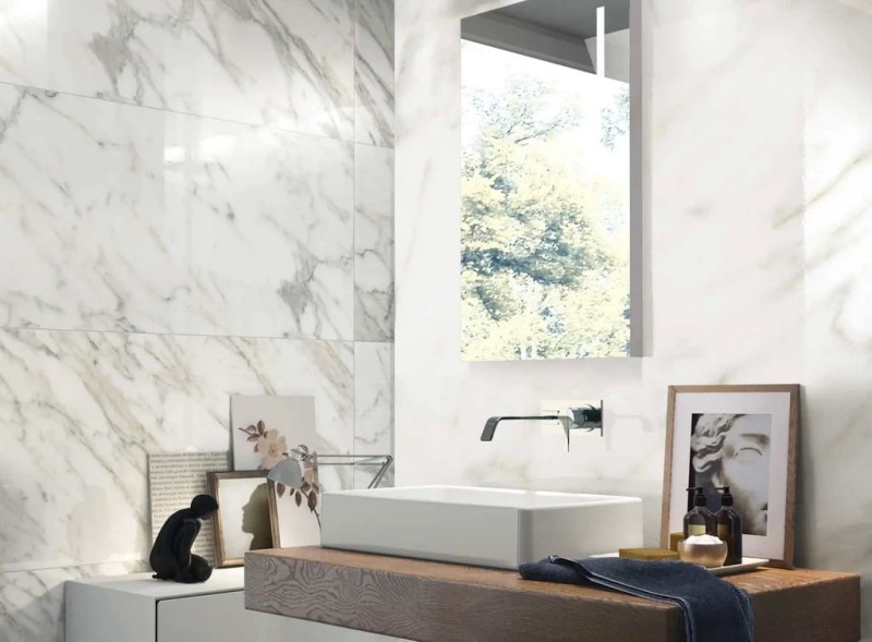 Marble One Greek White Matte 60x120x0,9 cm 180544