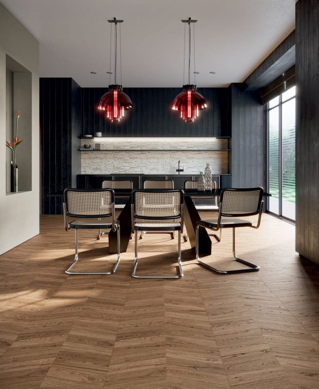 Novabell Nordic Wood Walnut 20x120 płytki gresowe imitujące drewno 181117