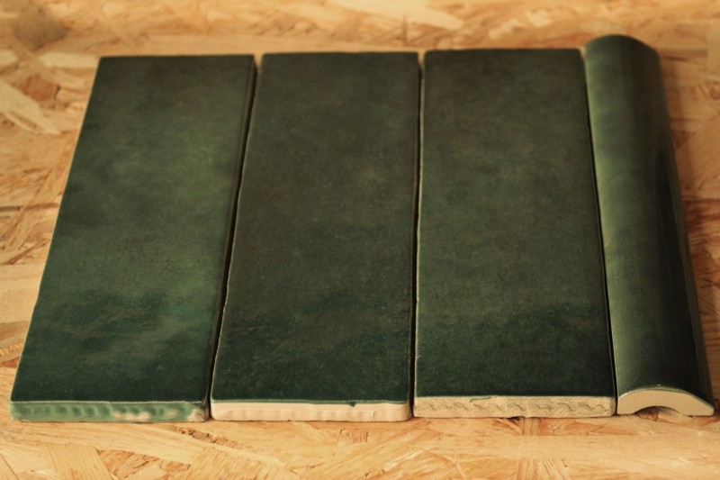 Pencil Bullnose Moss Green 3x20 płytki wykończeniowe, wałeczki, listwy. .jpg