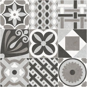 NovaBell Deco Cementine Mix - płytka ptachwork gresowa 20 x 20 cm