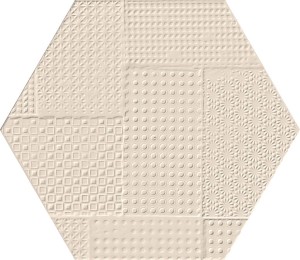 Emil Ceramica Sixty Esagona Timbro Sabbia 21 x 18,2 cm płytka ceramiczna, heksagon EKN1