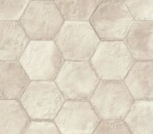 Emil Ceramica Forme Esagona Avorio Nat 21 x 18,2 cm płytka ceramiczna EMDN, beżowy