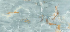 Imola Ceramica The Room Turchese 120 x 278 cm - płytka gresowa imitująca marmur lappato BLU AQ6 278 LP, niebieski