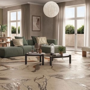 Imola Ceramica The Room Tortora 120 x 120 cm - płytka gresowa imitująca marmur satyna BRE PH6 120 LPM