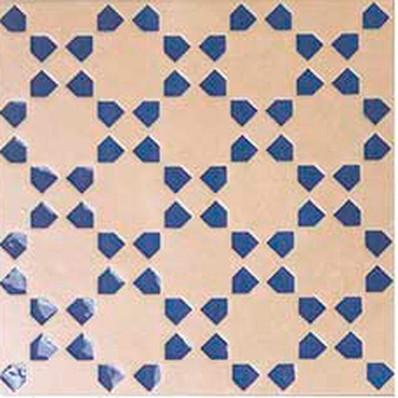 WOW Bejmat Decor Biscuit Azur 15x15 płytka gresowa dekoracyjna 155597