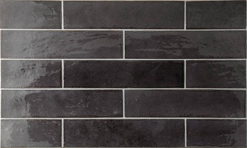 Equipe Tribeca Basalt 6x24,6 płytka ścienna cegiełka 128481
