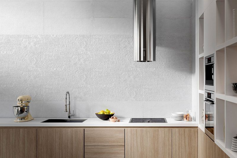 Metropol Cosmopolitan Blanco 30x90 płytka ścienna imitująca beton 144856