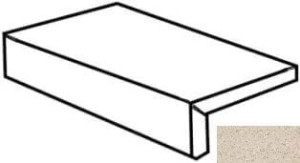 Imola Ceramica Parade Almond element L 20 x 60 x 4 cm - płytka wykończeniowa, naturalna, mat PRDE E RB60A