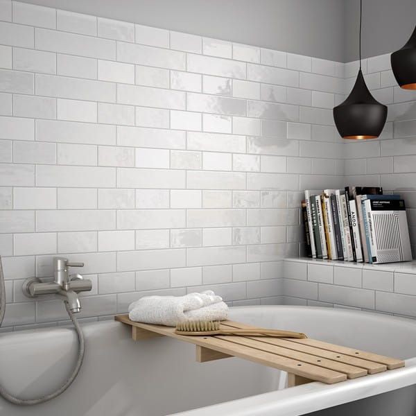 Equipe Cottage White 7,5x30 płytka ścienna 127452