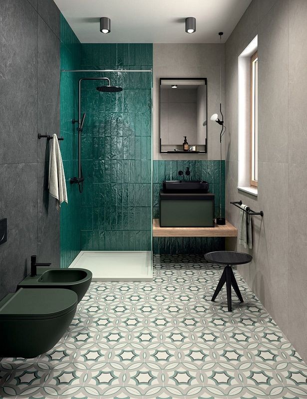 Marca Corona Regoli Verde Glossy 7,5x30 F698 płytki ścienne cegiełki 144035