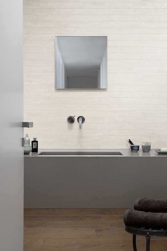 Marazzi Alchimia White Struttura Wabi 60x180 M184 płytki ścienne imitujące beton 106303