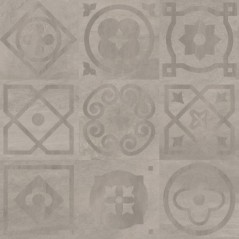 Gres kamień szary z żyłami patchwork Gardenia Orchidea Concept Stone Decor Grigio 80x80 93013