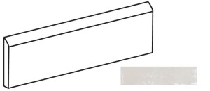 Quintessenza Cromia26 Bullnose Lineare Beige2 Lucido - element specjalny 6,5 x 26,6 cm CRV520L, błyszczący beżowy