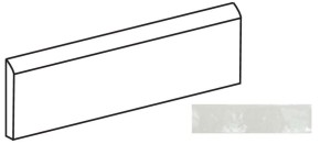 Quintessenza Cromia26 Bullnose Lineare Verde1 Lucido - element specjalny 6,5 x 26,6 cm CRV522L, błyszczący zielony