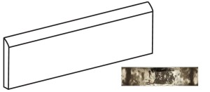 Quintessenza Cromia26 Bullnose Lineare Oro - element specjalny 6,5 x 26,6 cm CRV524L, błyszczący złoty