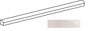 Quintessenza Genesi Jolly Greige Lucido - element specjalny 1,2 x 26,6 cm GVS535L, błyszczący szary