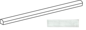 Quintessenza Genesi / Cromia26 Jolly Perla Lucido / Grigio1 Lucido - element specjalny 1,2 x 26,6 cm GTD501L
