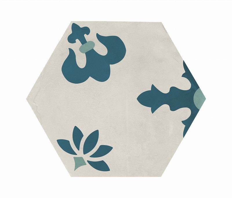 Marca Corona Terra Art Mix Oceano/Cielo Esagona 25x21,6 I415 płytki heksagonalne 144387