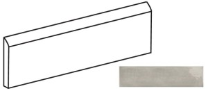 Quintessenza Genesi Bullnose Lineare Tortora Lucido - element specjalny 6,5 x 26,6 cm GTD515L, błyszcząca turkawka