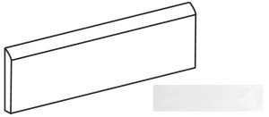 Quintessenza Genesi Bullnose Lineare Bianco Lucido - element specjalny 6,5 x 26,6 cm GVS505L, błyszczący biały